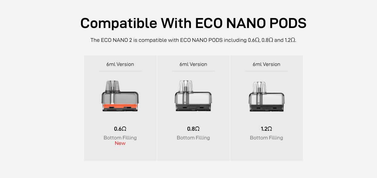 Vaporesso ECO Nano 2 Pod System Kit 1000mAh 6ml